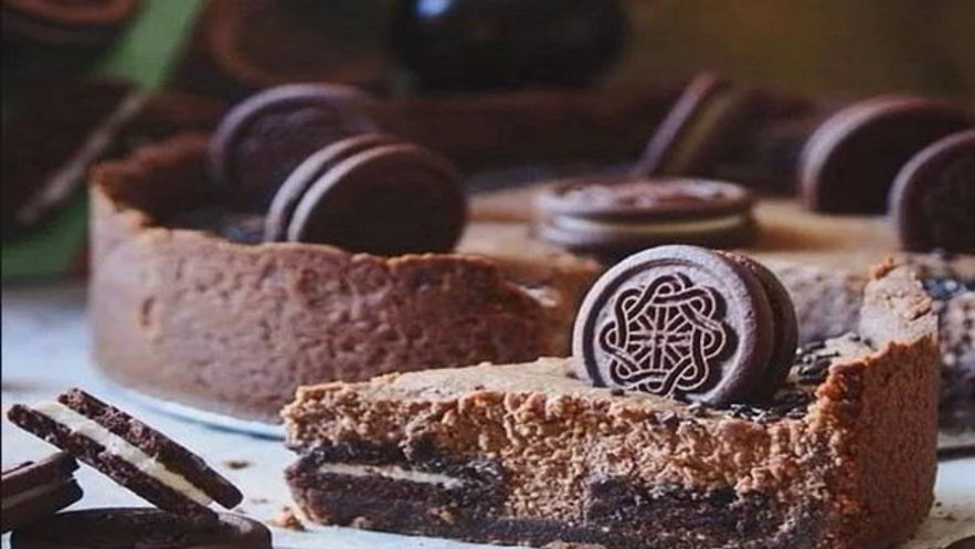 Рецепт шоколадна-творожного тарт oreo