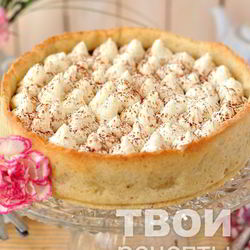 Рецепт Шоколадного тарта с карамелью и соленым арахисом