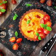 Рецепт Сырного тарта с паприкой и черри