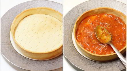 Рецепт тарта деревенского с миндалем и абрикосами