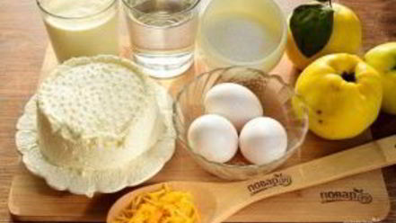 Рецепт тарта с айвой и рикоттой