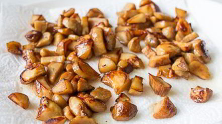 Рецепт тарта с белыми грибами и луком-пореем