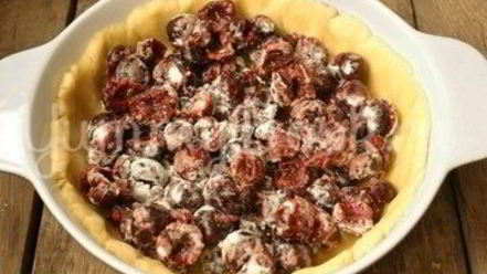 Рецепт тарта с черешней