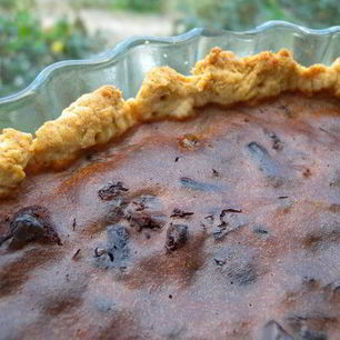 Рецепт Тарта с дынной пастилой и шоколадом