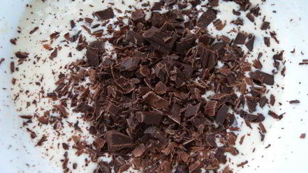 Рецепт тарта с дынной пастилой и шоколадом