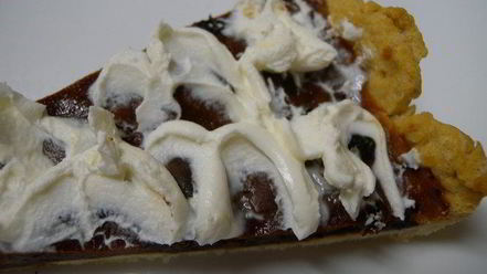 Рецепт тарта с дынной пастилой и шоколадом