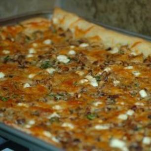 Рецепт Тарта с грибами и козьим сыром