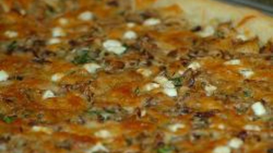 Рецепт тарта с грибами и козьим сыром