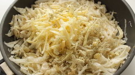 Рецепт тарта с капустой и перепелиными яйцами