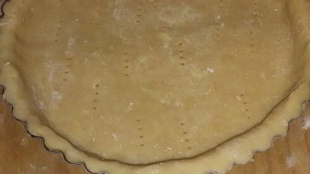 Рецепт тарта с куриной печенью