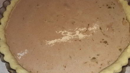 Рецепт тарта с куриной печенью