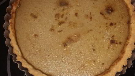 Рецепт тарта с куриной печенью