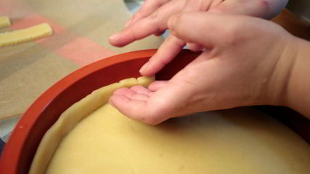 Рецепт тарта с лимонной начинкой и белковым кремом