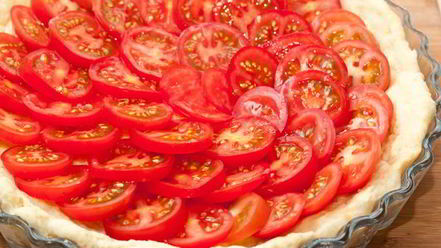 Рецепт тарта с помидорами черри
