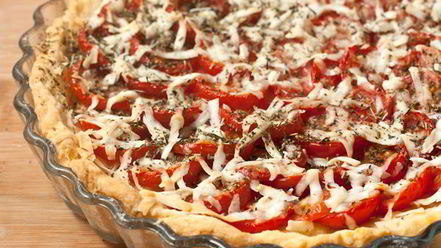 Рецепт тарта с помидорами черри