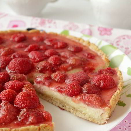 Рецепт Тарта с рикоттой и клубникой