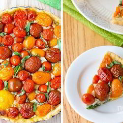 Рецепт Тарта с сыром и томатами