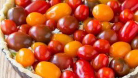 Рецепт тарта с сыром и томатами