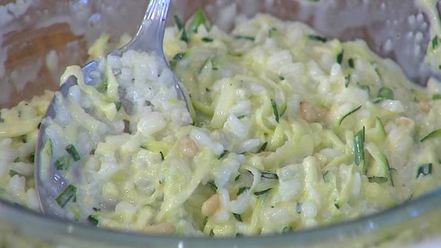 Рецепт тарта с цукини, рисом и кедровыми орешками