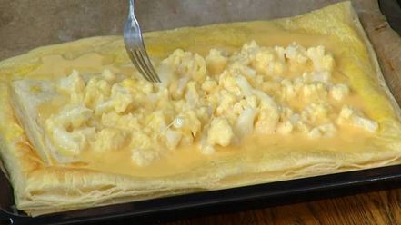 Рецепт тарта с цветной капустой