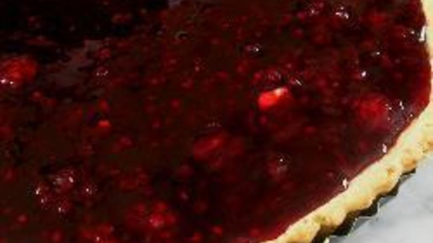 Рецепт тарта с ягодами и лимонным кремом