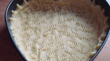 Рецепт тарта с заварным сливочным кремом