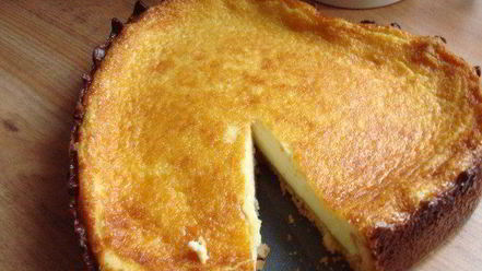 Рецепт тарта с заварным сливочным кремом