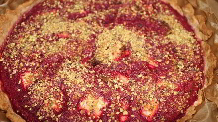 Рецепт тарта со свеклой и брынзой