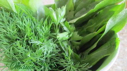 Рецепт тарта творожного с зеленью