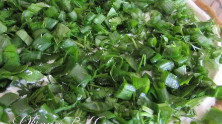 Рецепт тарта творожного с зеленью