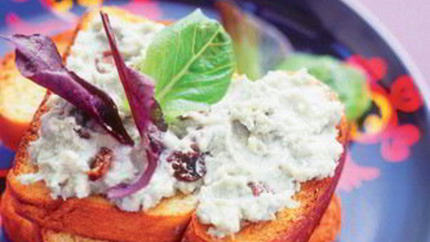 Рецепт тартинок с рокфором