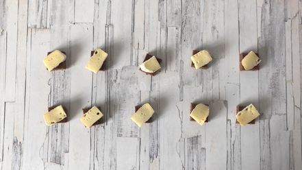 Рецепт тартинок с виноградом