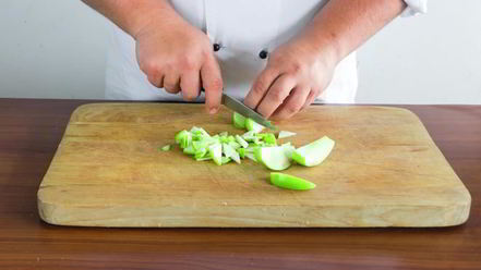 Рецепт тартинок со скумбрией и яблоком