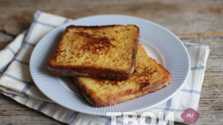 Рецепт французских тостов с бананом