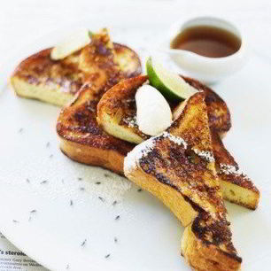 Рецепт Французских тостов с чернично-лимонной начинкой