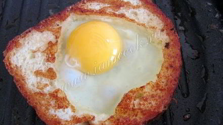 Рецепт французских тостов в виде сердца