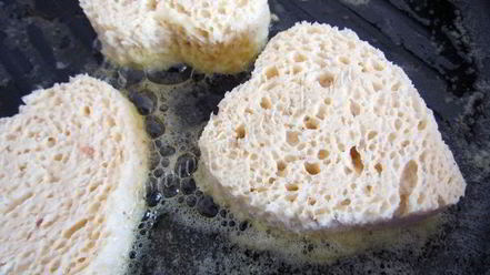 Рецепт французских тостов в виде сердца