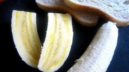 Рецепт хрустящего тоста с карамельным бананом