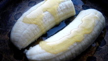 Рецепт хрустящего тоста с карамельным бананом