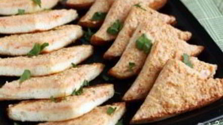 Рецепт креветочных тостов