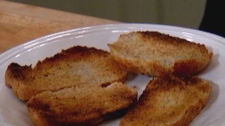 Рецепт лимонного творожка на тосте