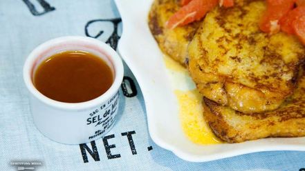 Рецепт сладких тостов с грейпфрутом