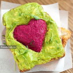 Рецепт Тоста-валентинки