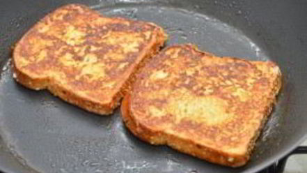 Рецепт тостов на сковороде