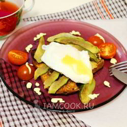 Рецепт Тостов с авокадо и яйцом пашот