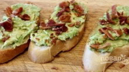 Рецепт тостов с беконом