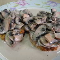 Рецепт Тостов с грибами