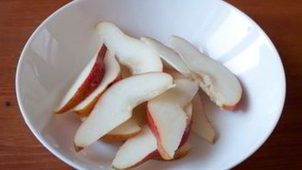 Рецепт тостов с грушами и голубым сыром