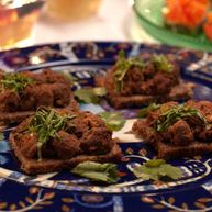 Рецепт Тостов с печеночным паштетом