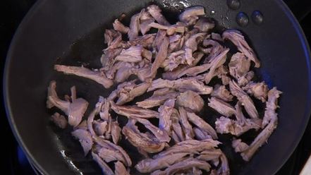 Рецепт тостов с уткой и грушей